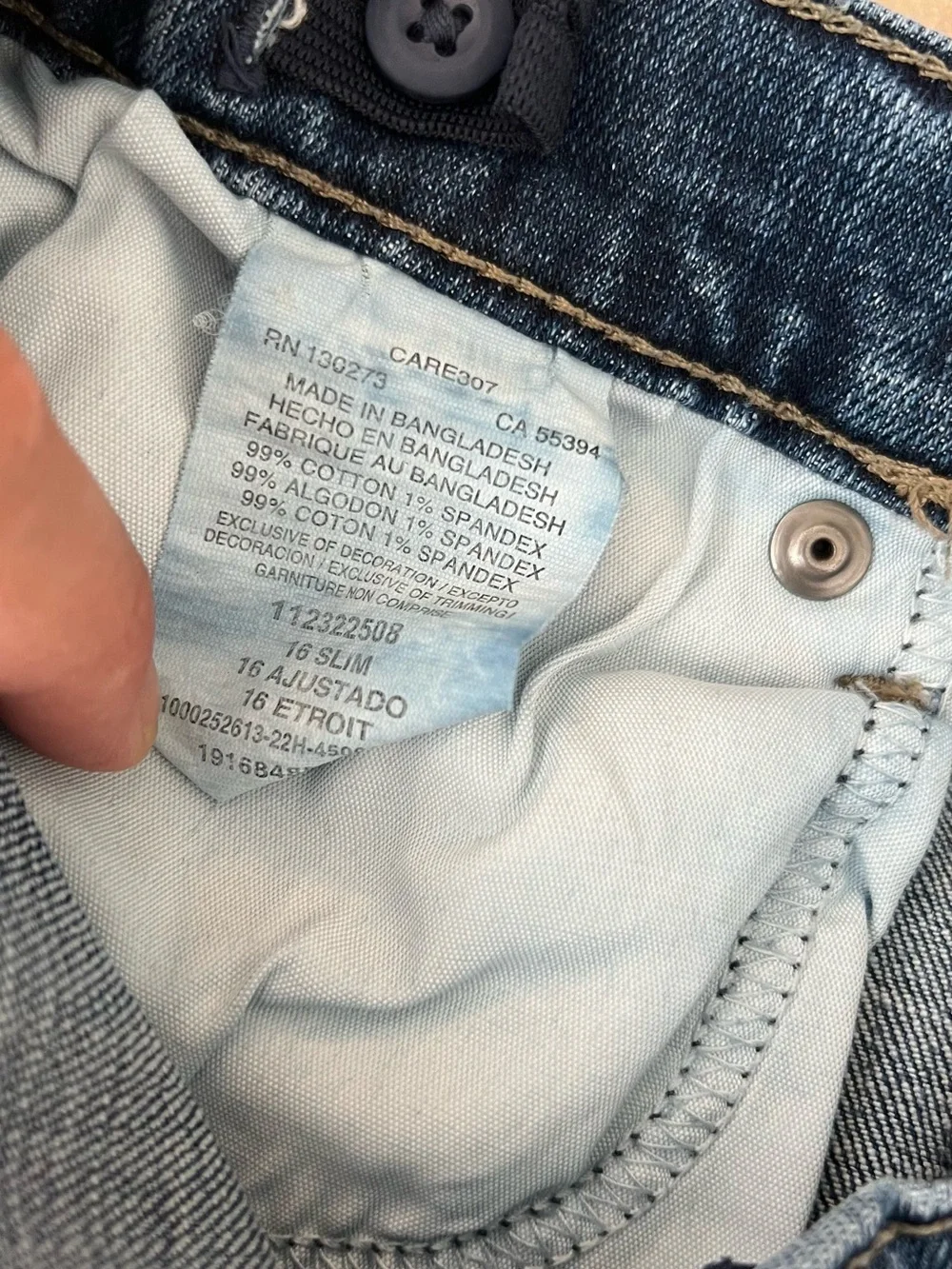 Wrangler 20X Kids Denim Jeans with Embroidered Back Pocket